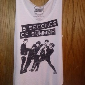 5 SECONDS OF SUMMER white tank top